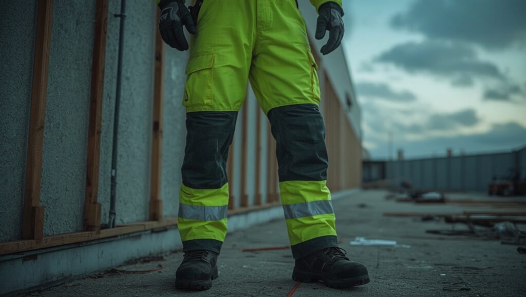 Pantalons fluorescents doublés : confort thermique sur chantiers d’isolation extérieure