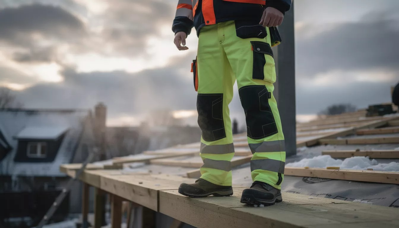 Pantalons fluorescents doublés : confort thermique sur chantiers d’isolation extérieure 
